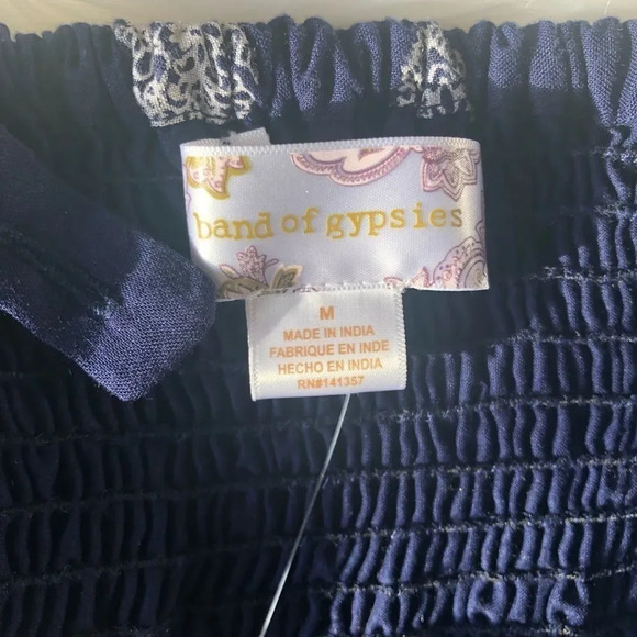 Band of Gypsies Bandana Print Crop Top - Picture 7 of 13